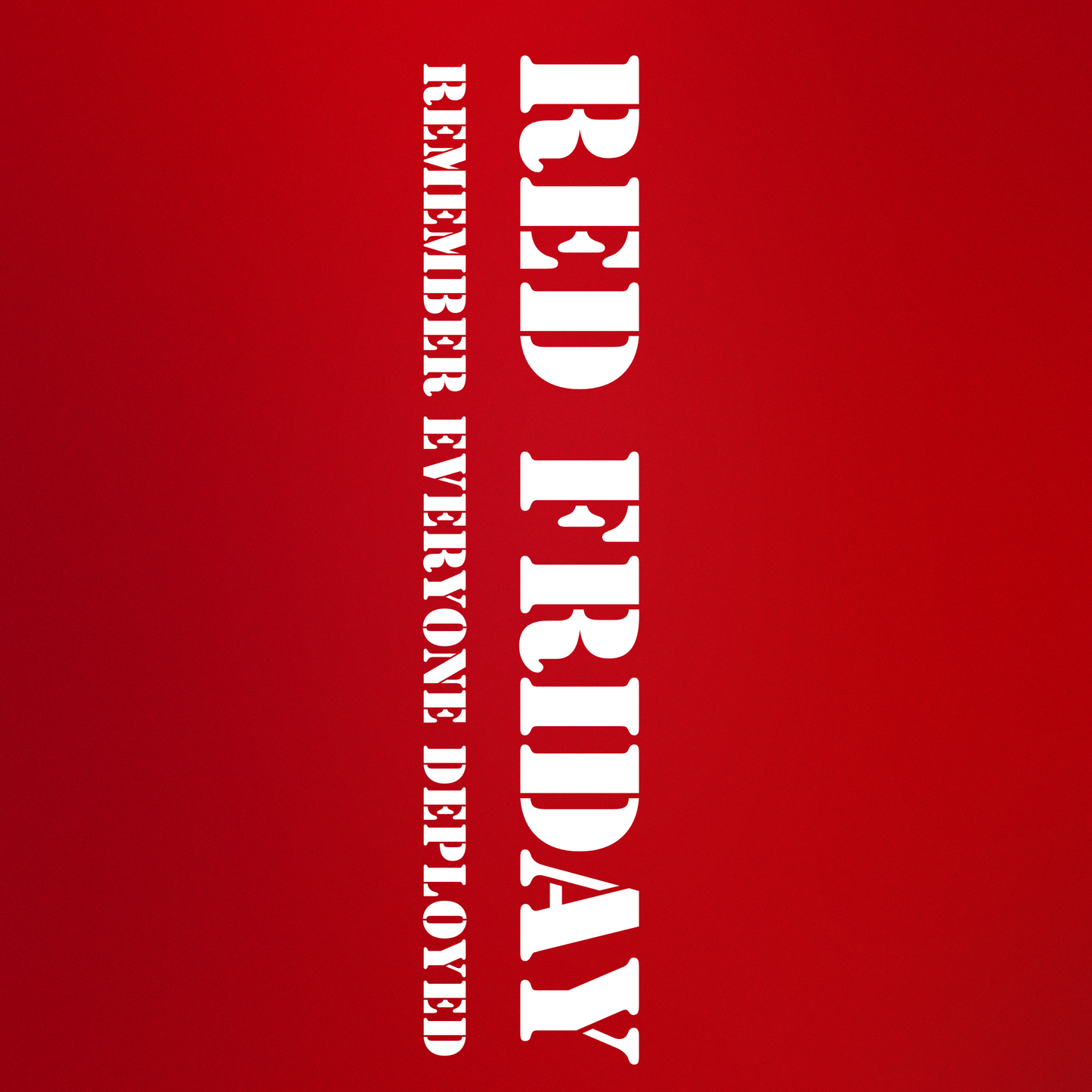 RED FRIDAY GRAPHIC T-SHIRT HTV