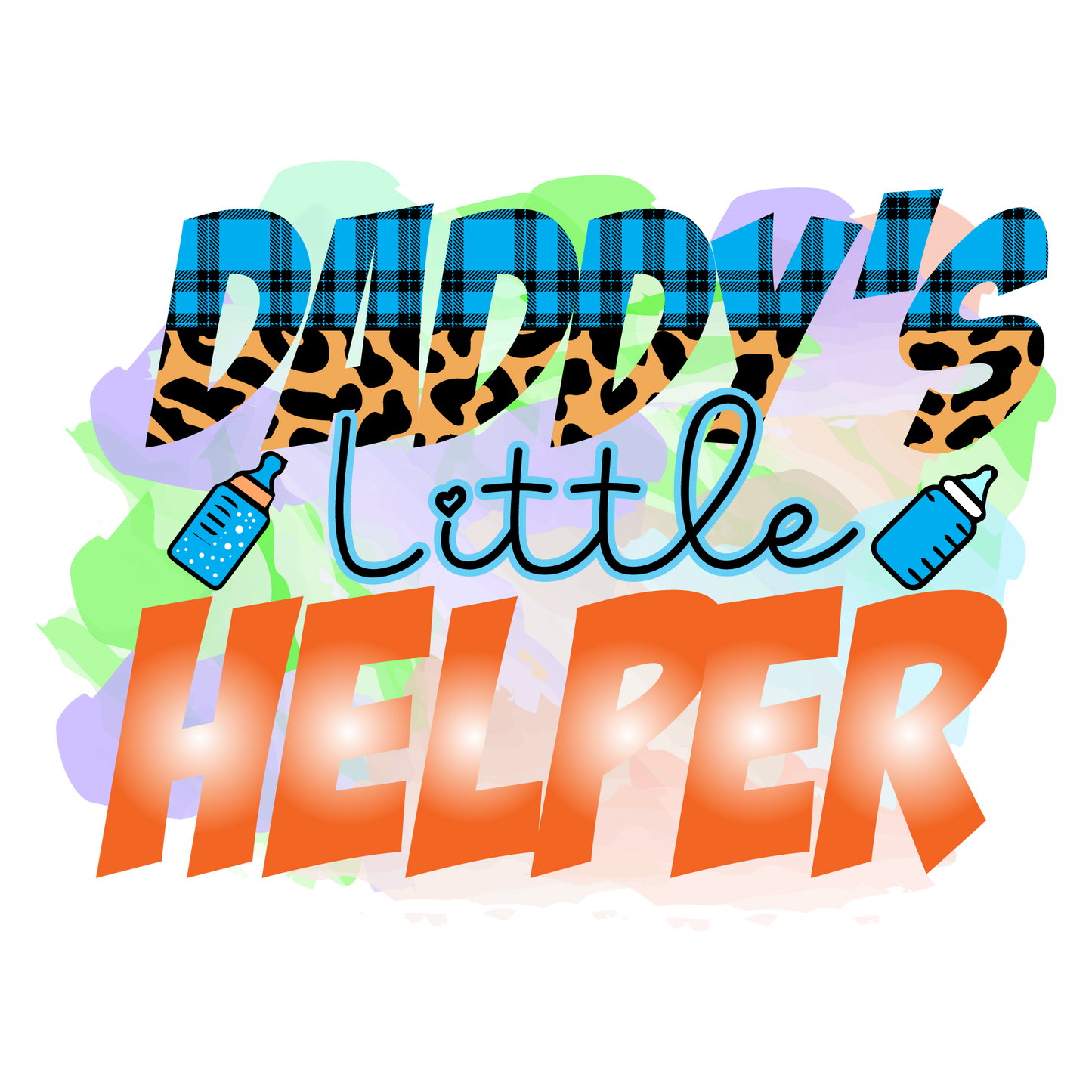 SUBLIMATION BABY ONESIE, DADDY'S LITTLE HELPER