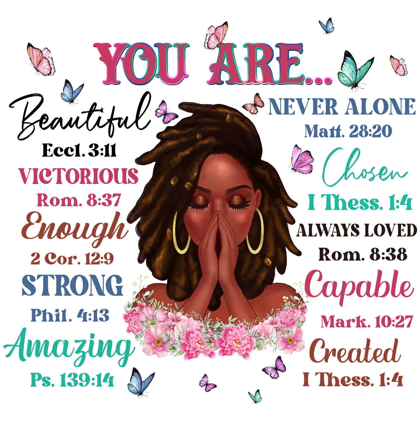 Sublimation Mugs, Faith, Beautiful Black Woman