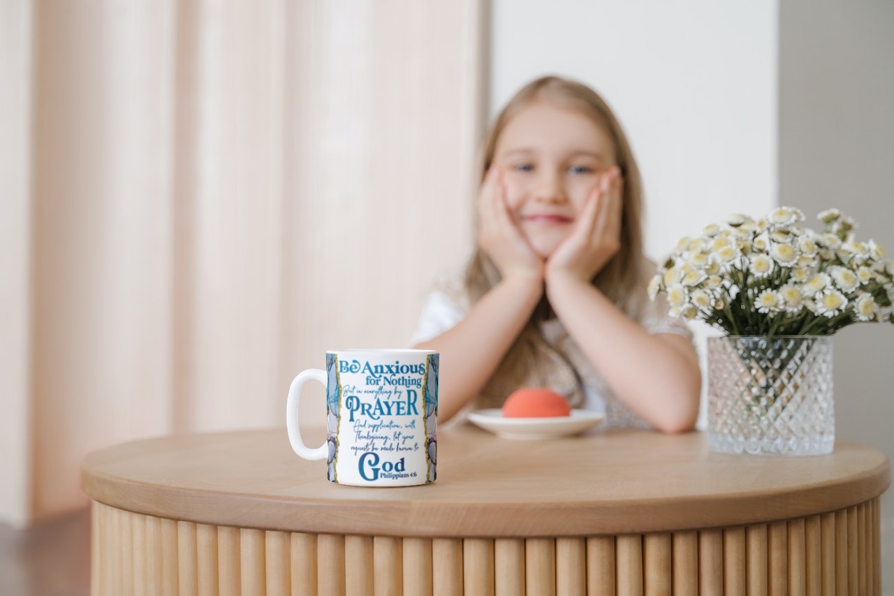 Sublimation Mugs, Faith, Be Anxious for Nothing