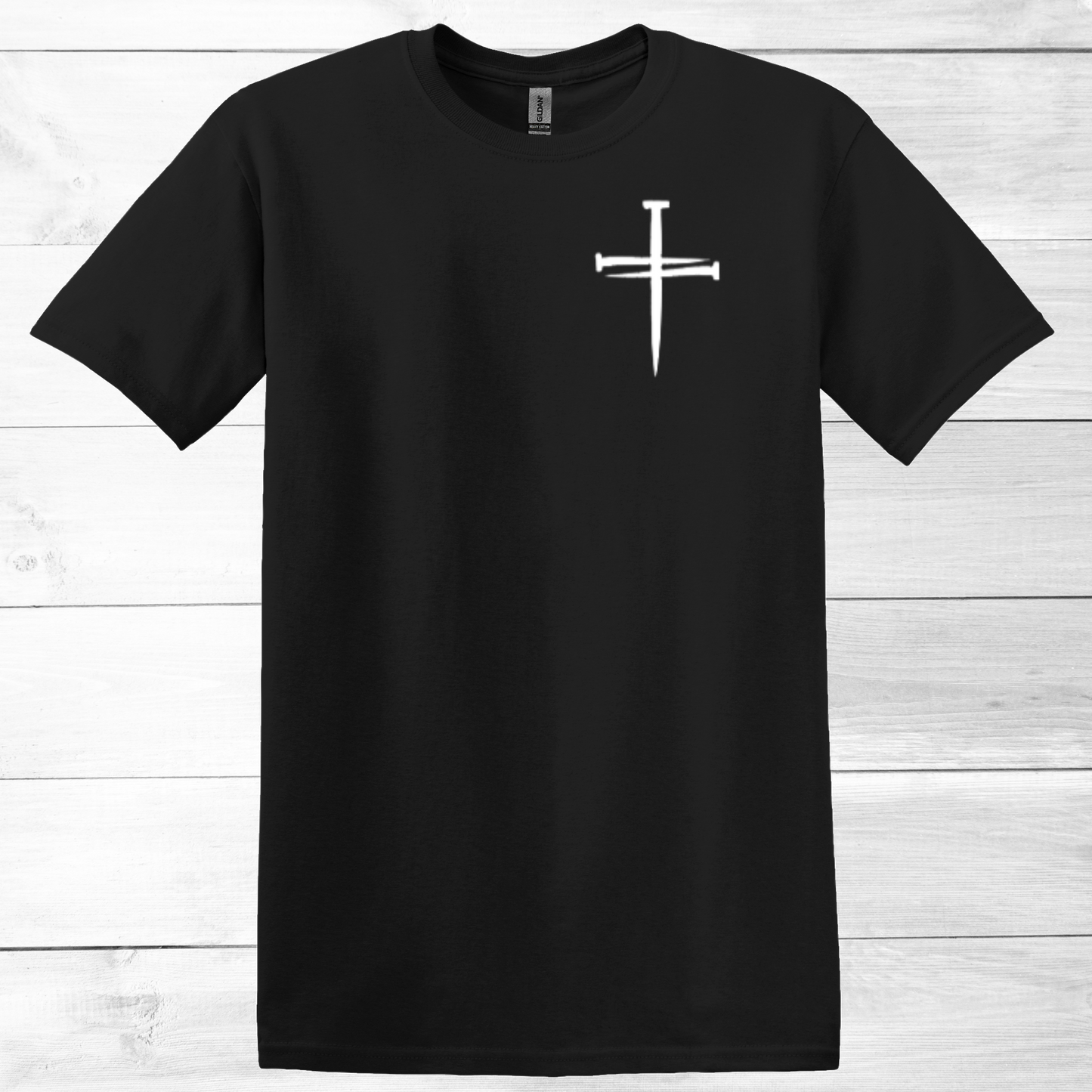 CHRISTIAN GRAPHIC T-SHIRT, GOD'S MERCY CROSS