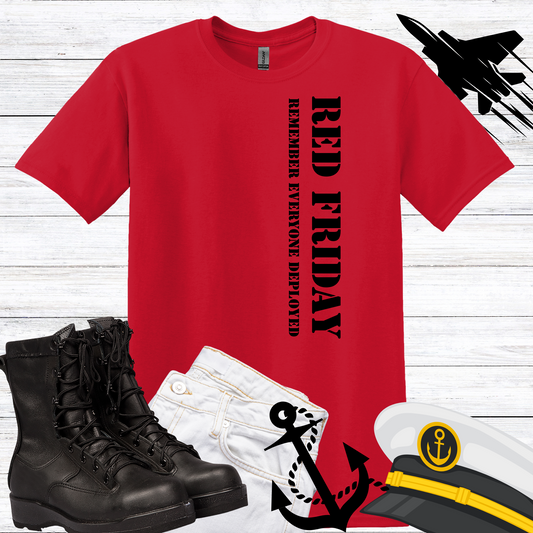 RED FRIDAY GRAPHIC T-SHIRT HTV