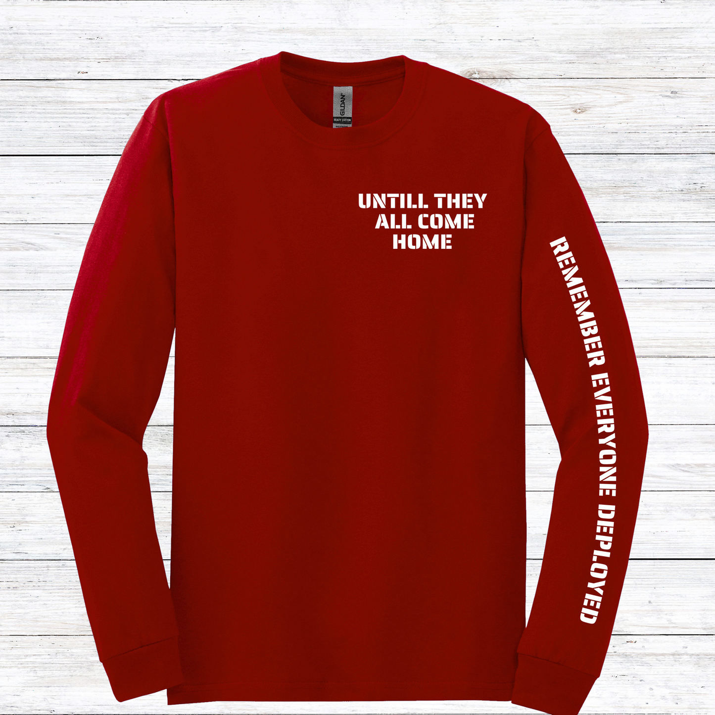RED FRIDAY GRAPHIC T-SHIRT-HTV-LONG SLEEVE