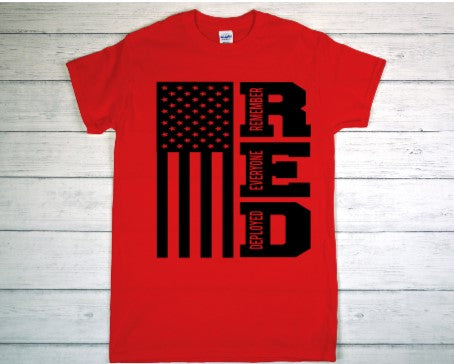 Graphic HTV T-Shirts, RED FRIDAY #RF11-B