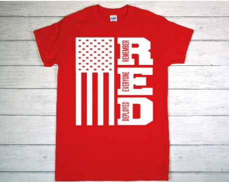 Graphic HTV T-Shirts, RED FRIDAY #RF11-W