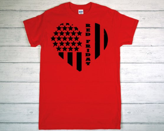 Graphic T-Shirts, RED FRIDAY #RF10-B